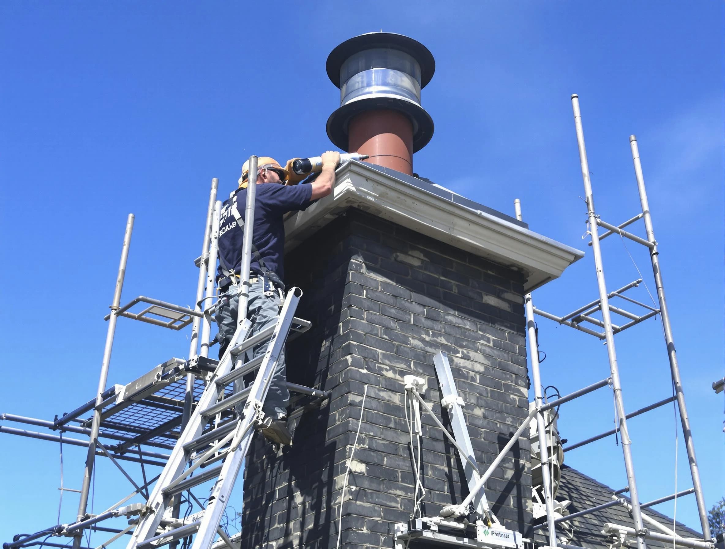 Sturdy chimney crown finished by Warr Acres Chimney Sweep in Warr Acres, OK