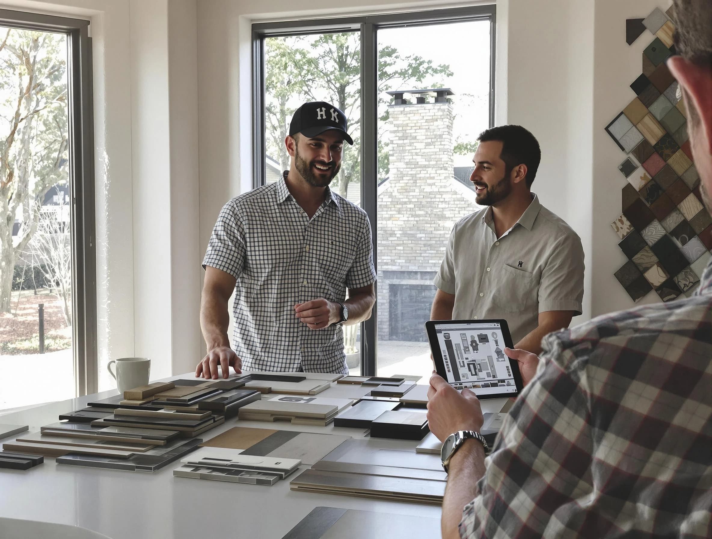 Warr Acres Chimney Sweep remodeling a chimney and fireplace in Warr Acres, OK