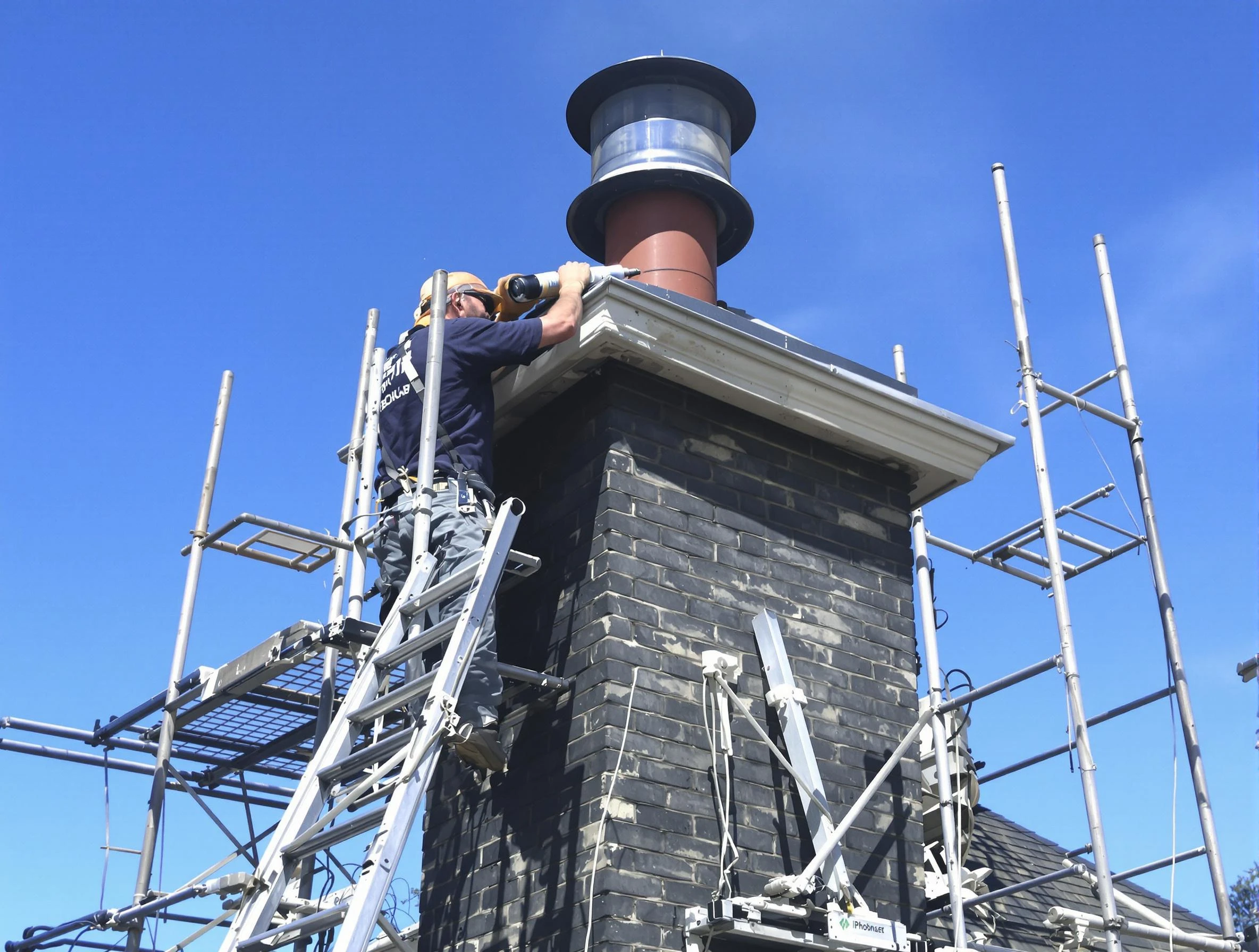 Sturdy chimney crown finished by Warr Acres Chimney Sweep in Warr Acres, OK