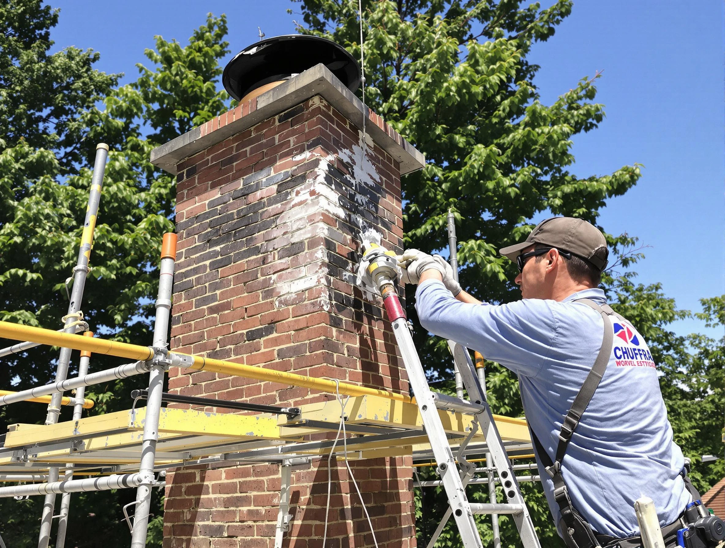 Structural chimney repair by Warr Acres Chimney Sweep in Warr Acres, OK